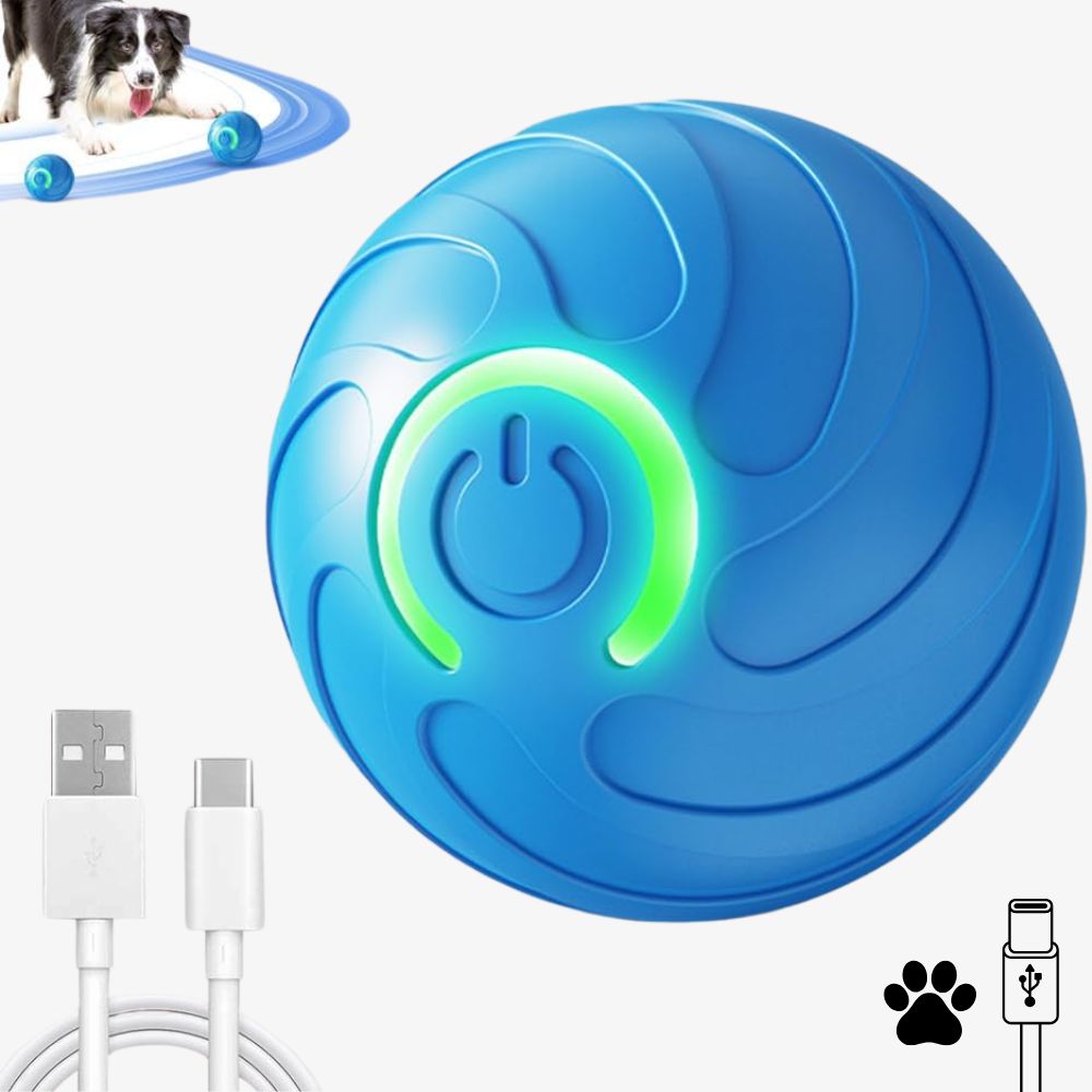 Interaktiver LED Hundeball - Hüpfend & Blinkend Mit Fernbedienung