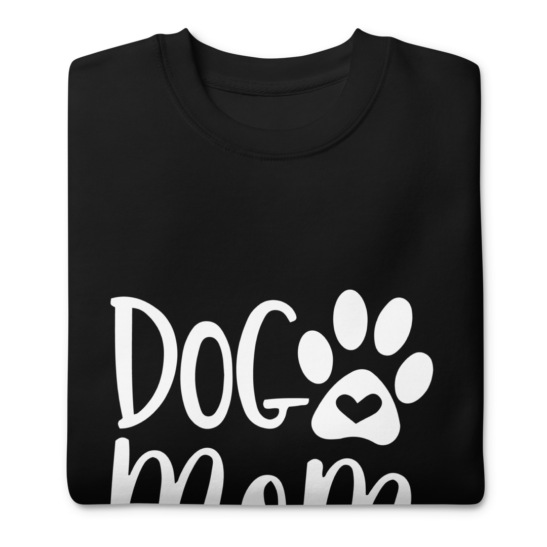 Emmalove - "Dog Mom" White Line - Sweatshirt 2.0