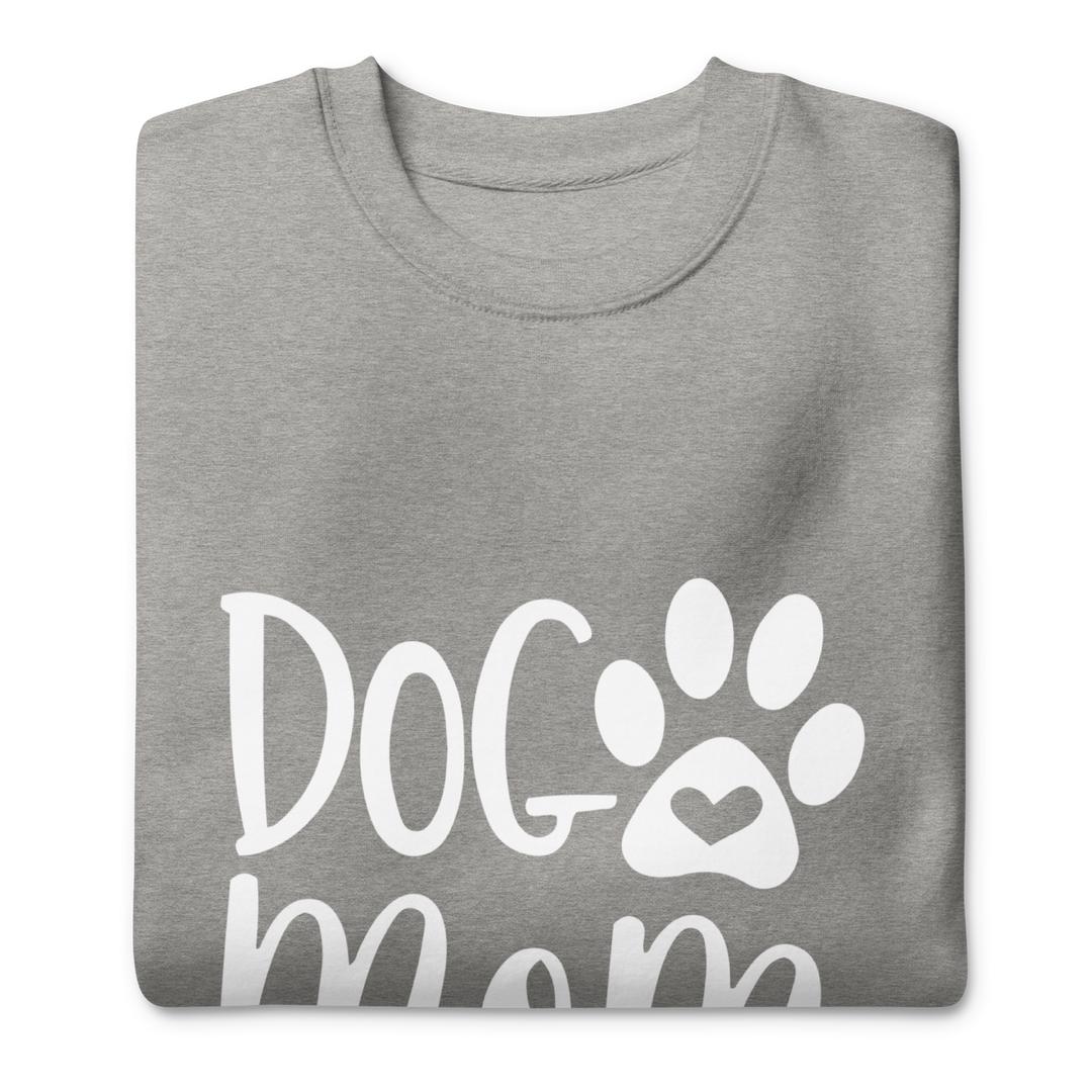 Emmalove - "Dog Mom" ​​​​White Line - Sweatshirt 2.0