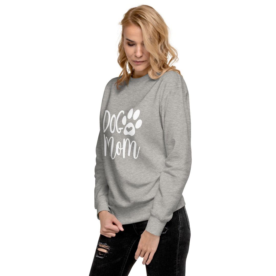 Emmalove - "Dog Mom" ​​White Line - Sweatshirt 2.0
